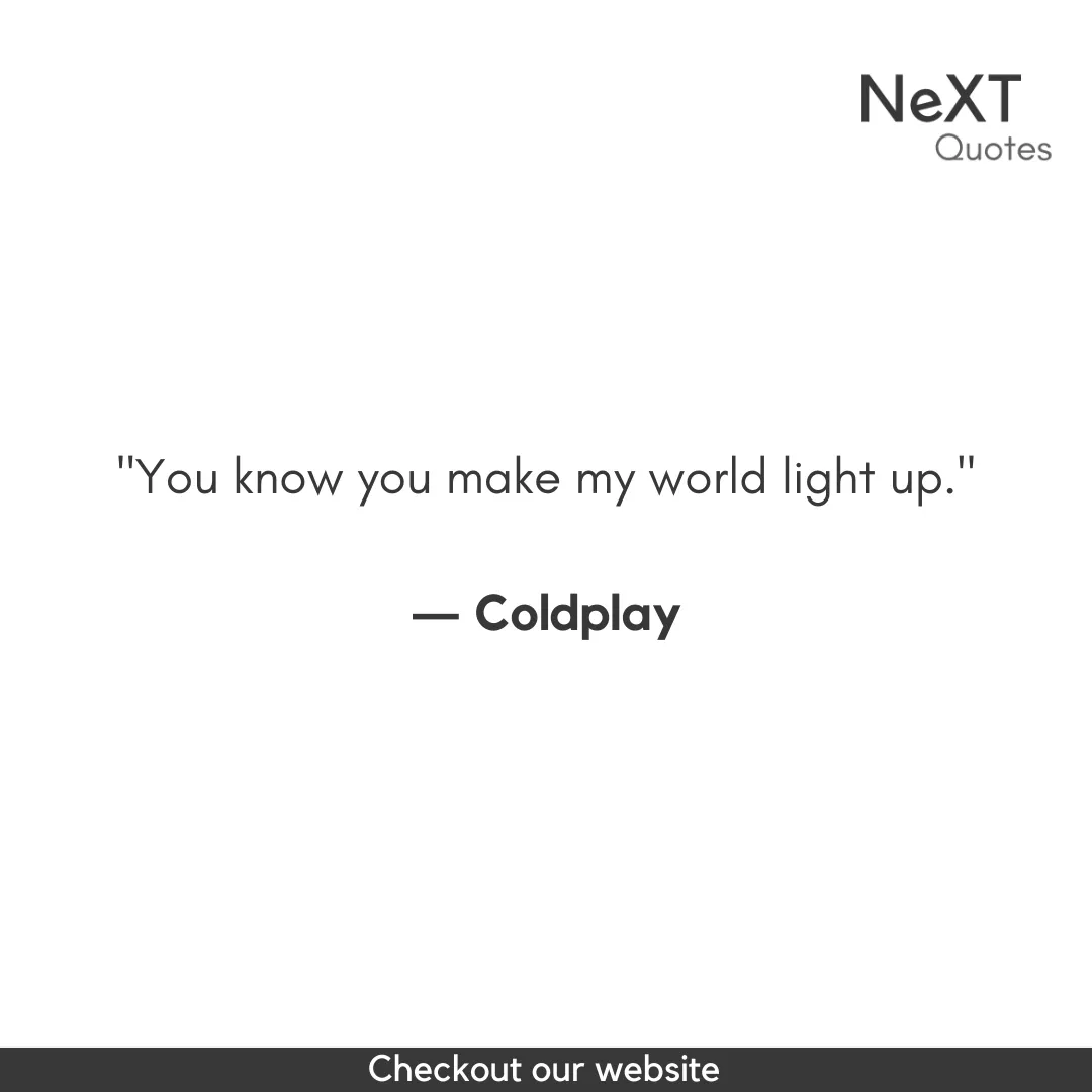 Coldplay Quotes