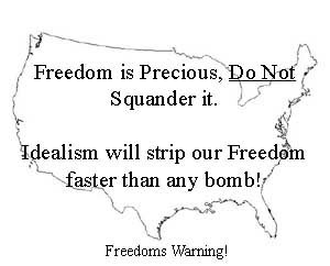 Freedoms Warning