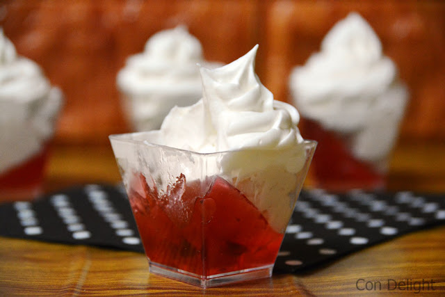 קינוח ג'לי וקצפת מדהים amazing Jell-O whipped crem dessert