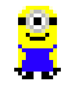 Minion pixel art