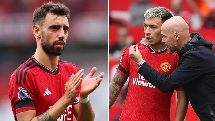 Four Man United stars involved in furious bust-up after Brighton defeat