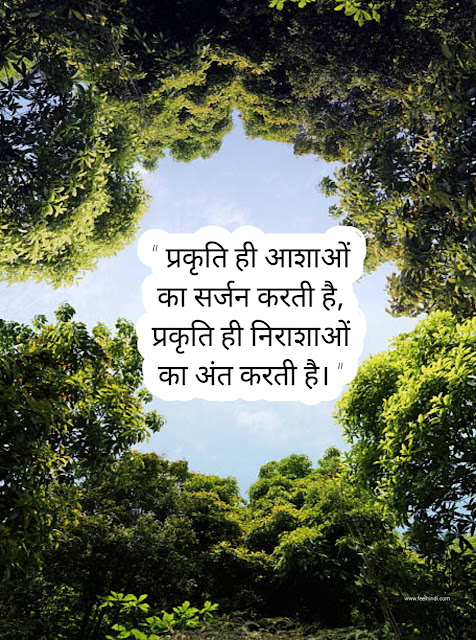 Nature quotes in hindi