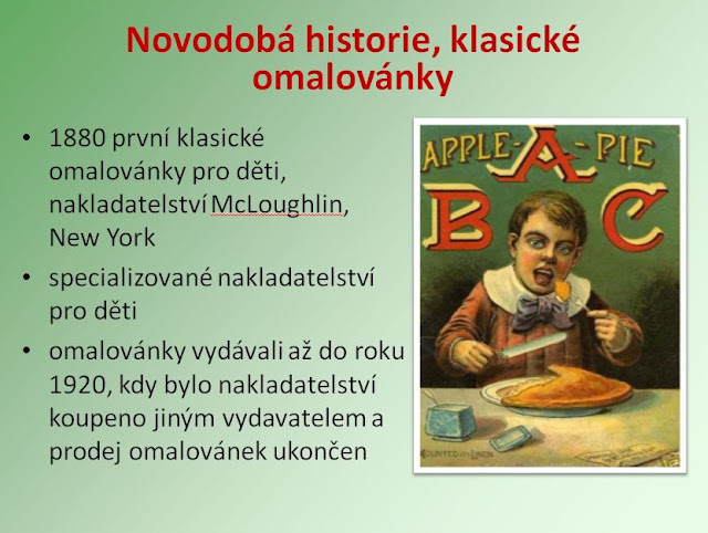 Historie omalovánek - Krajina omalovánek