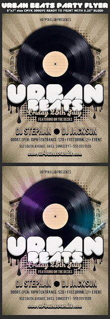   Hip Hop Party Flyer Template