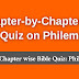 Chapter-by-Chapter Bible Quiz on Book of Philemon