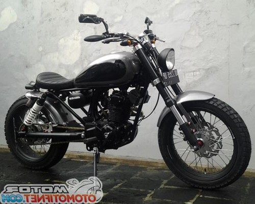 88 Gambar modifikasi motor cb 100 150 chopper klasik ala 