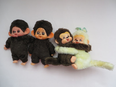 kiki monchhichi fake bootleg tiemi monkenoo stof-dyr