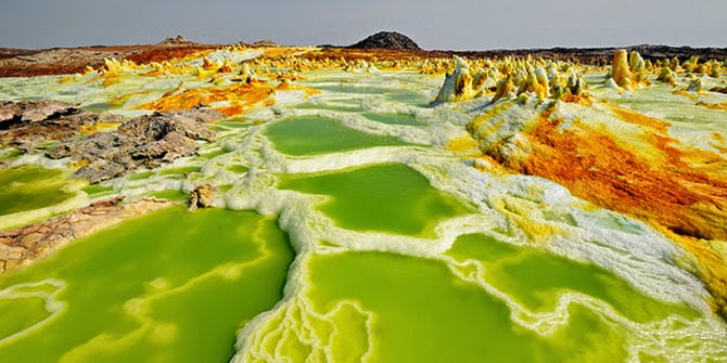 Kawah hijau Dallol