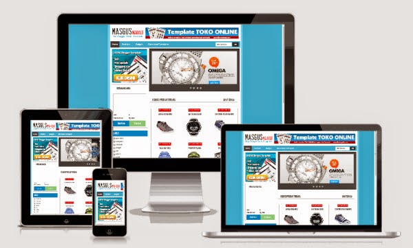 Masgus Market Blogger Template 