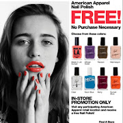 2 American Apparel Freebies ~ Free Lip Gloss and Free Nail Polish!