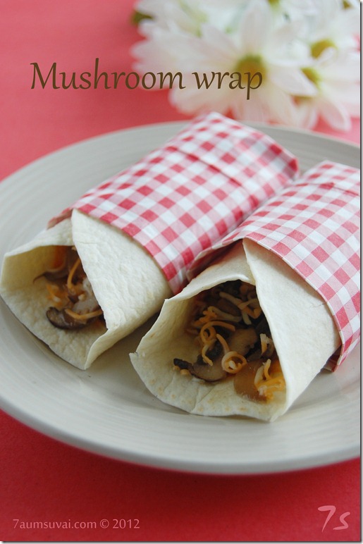 Mushroom wrap