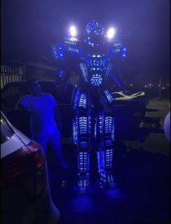 Led Robot Dancer for events in Los Angeles
