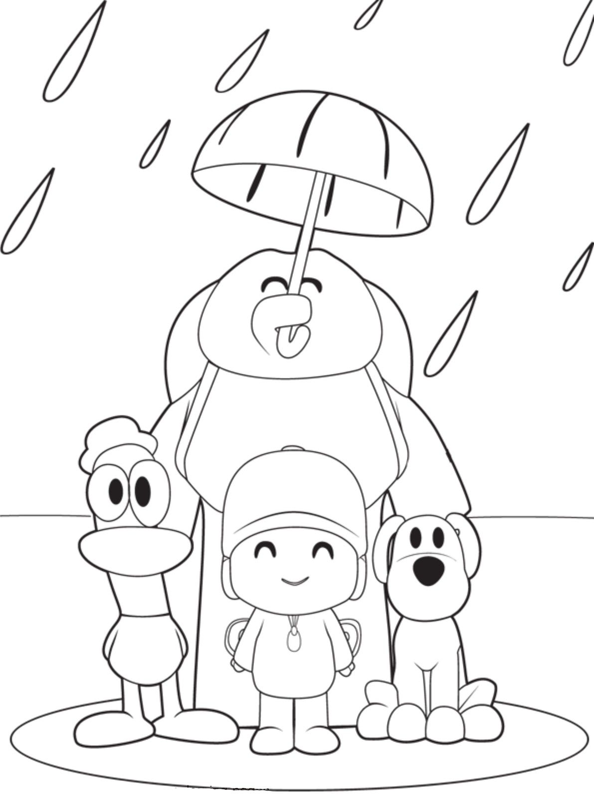 Pocoyo Coloring Pages ~ Free Printable Coloring Pages - Cool Coloring Pages