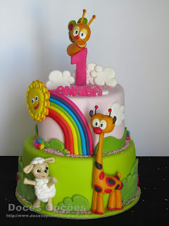 Bolo de aniversário Baby TV