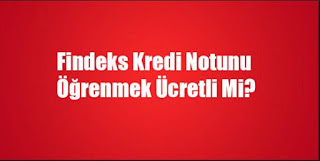 findeks ücretlimi