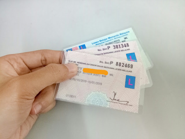 Renew Lesen L Kereta Kali Kedua Asyiqin Roslee