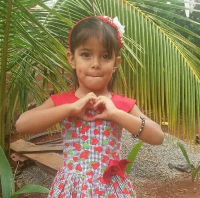 Menina de 4 anos é morta após ter a residência dos avós invadida por bandidos