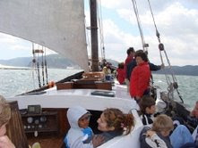 Regresso com navegação à vela