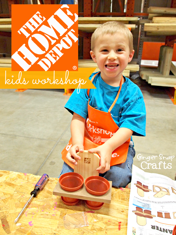 Ginger Snap Crafts The Home Depot Kids {Build