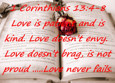 Bible Verses on Love Never Fails