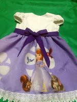 Vestido Princesinha Sophia infantil Tema Festa Disney