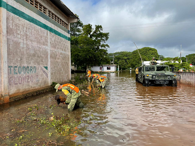 Ejército Mexicano aplica el Plan DN-III-E en el municipio de Tekax