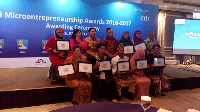 Citi Microentrepreneurship Award 2017, Penghargaan untuk Wirausaha Berprestasi