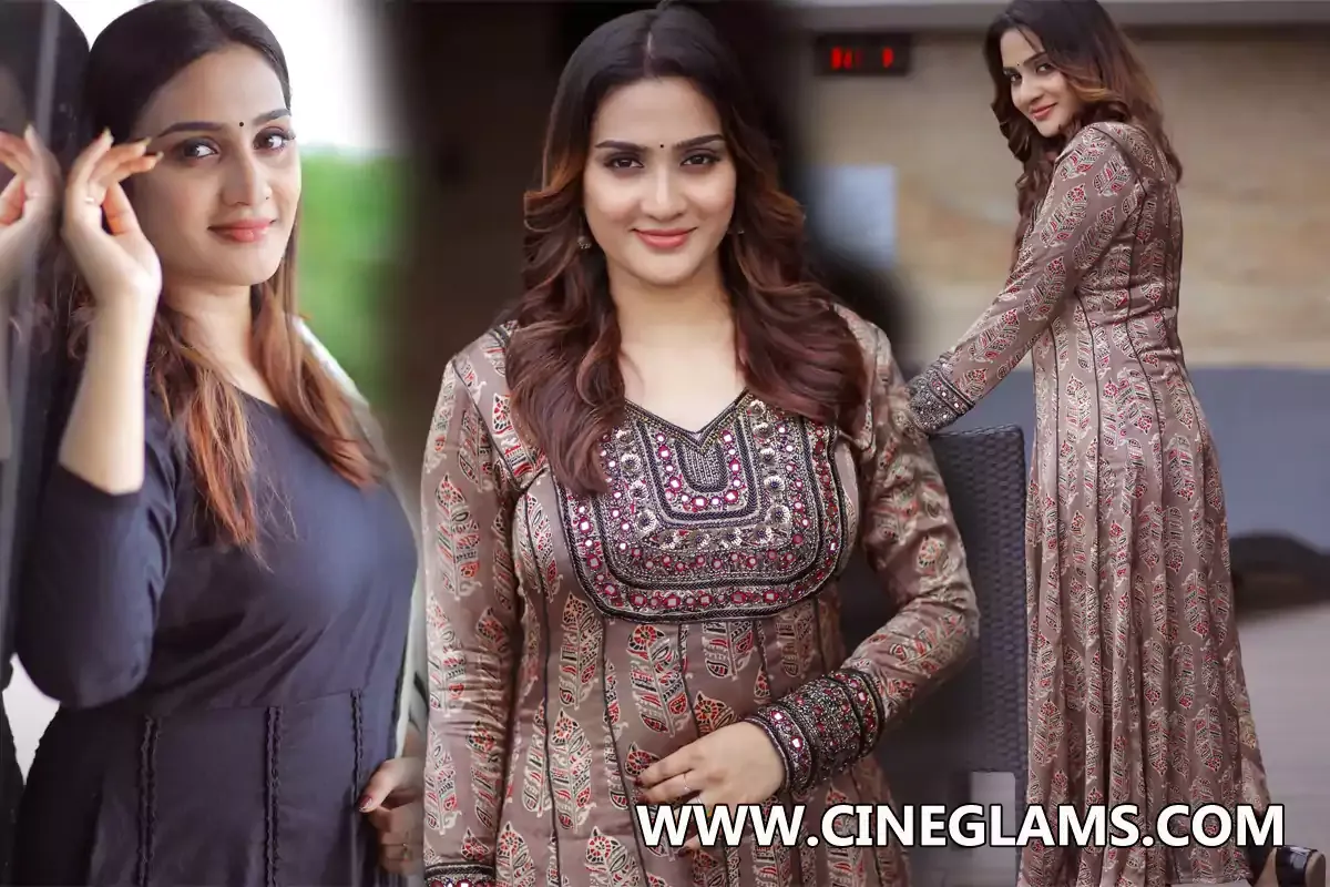 Actress Aditi ravi new Looks In Beautiful dress Photoshoot