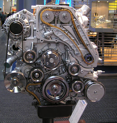 timing chain on car engine