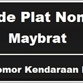 Kode Plat Nomor Kendaraan Maybrat