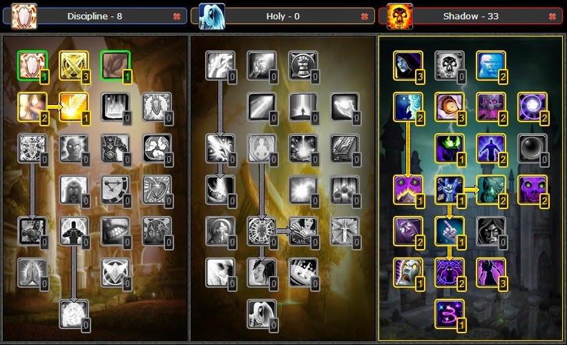 PVP SHADOW PRIEST TALENT & GLYPHS GUIDE