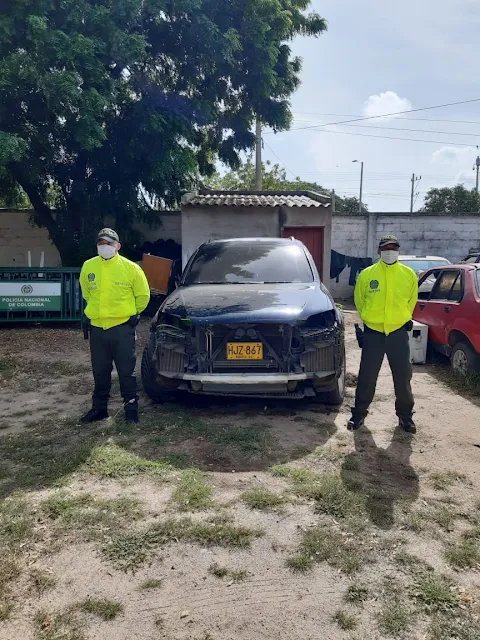 hoyennoticia.com, Carro robado en Valledupar es encontrado en San Juan del Cesar-Guajira