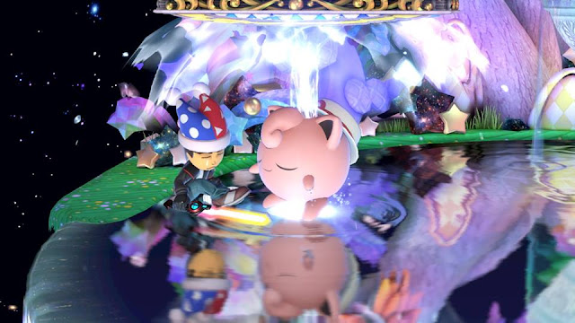 Super Smash Bros. Ultimate Masahiro Sakurai Mii sleeping Fountain of Dreams Marx hat
