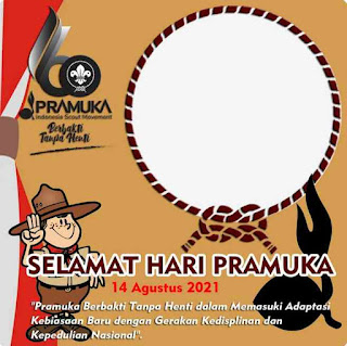 kumpulan background twibbon hari pramuka ke 60 2021