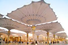 World’s largest umbrella in Grand Mosque Makkah