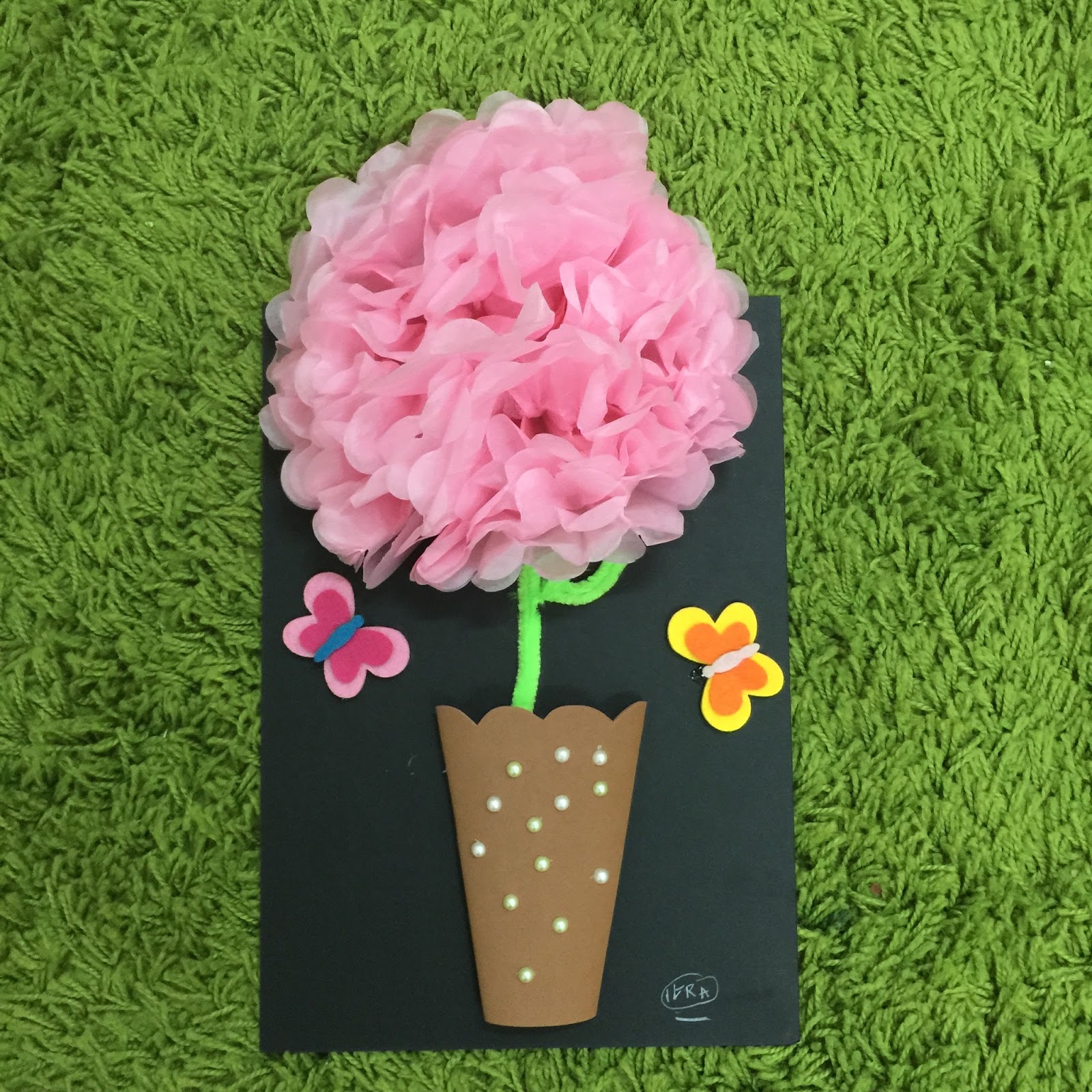 my lovely motherhood: Easy Tissue Paper Craft for Kids