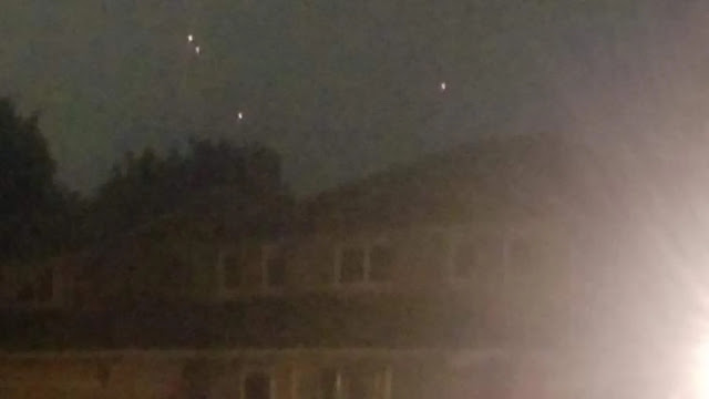 20 plus UFO Orbs flying past group of friends in Canada 2019.