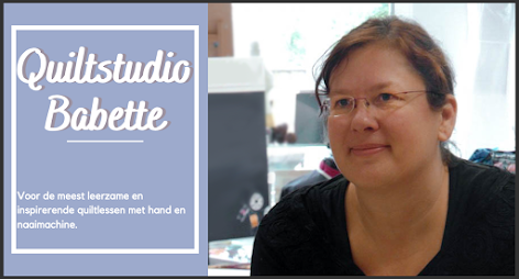 Babette van Hattem op lesgeefster quilten op locatie