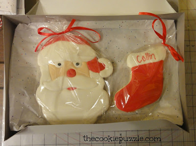 Huge Santa Cookie