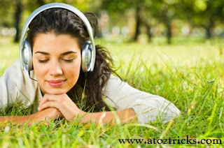 Reduce sound volume.listening music