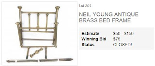 Neil Youngs Big Brass Bed