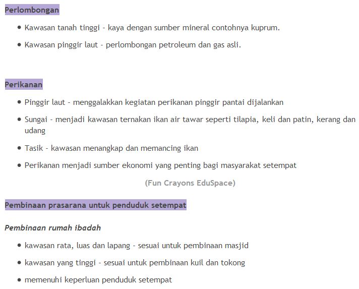 Fun Crayons EduSpace: Geografi PT3 2017 - Potensi Kawasan 