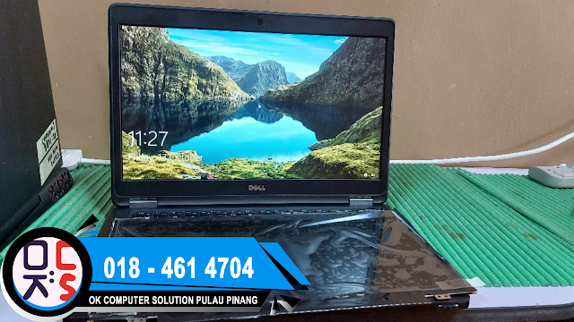 SOLVED : REPAIR LAPTOP DELL | LAPTOP SHOP | DELL LATITUDE | MODEL E5450 | HORIZONTAL LINES ON SCREEN | BLACK LINE ON SCREEN | SCREEN PROBLEM | REPAIR SCREEN | NEW SCREEN DELL LATITUDE E5450 REPLACEMENT | LAPTOP SHOP NEAR ME | LAPTOP REPAIR NEAR ME | LAPTOP REPAIR PENANG | KEDAI REPAIR LAPTOP FARLIM