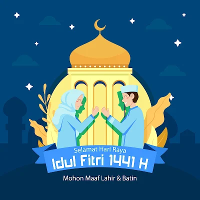 kumpulan gambar selamat hari raya idul fitri 1441 h tahun 2020