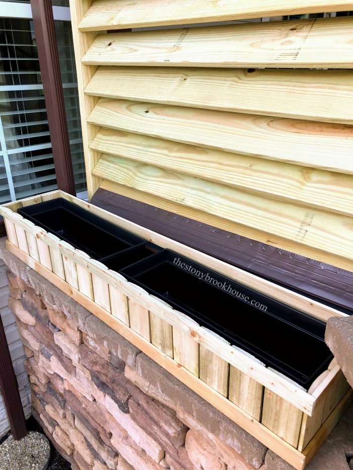 Privacy Screen Window Box