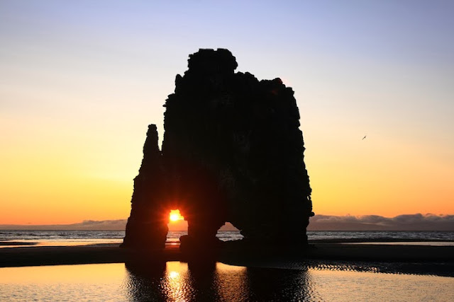 Volcán Triceratops Gigante Hvítserkur Islandia