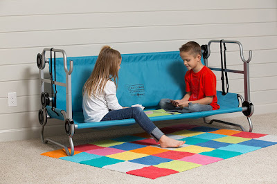 Kid-O-Bunk Is An AWESOME Mobile Sleep Solution For Kids And Families, Also Converts Into A Sofa Or Bench