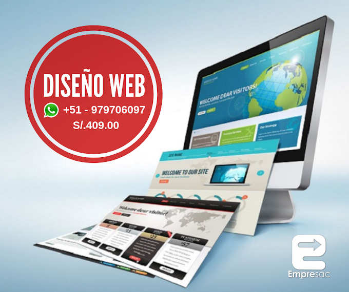 🥇 DISEÑO DE PAGINAS WEB S/.409.00