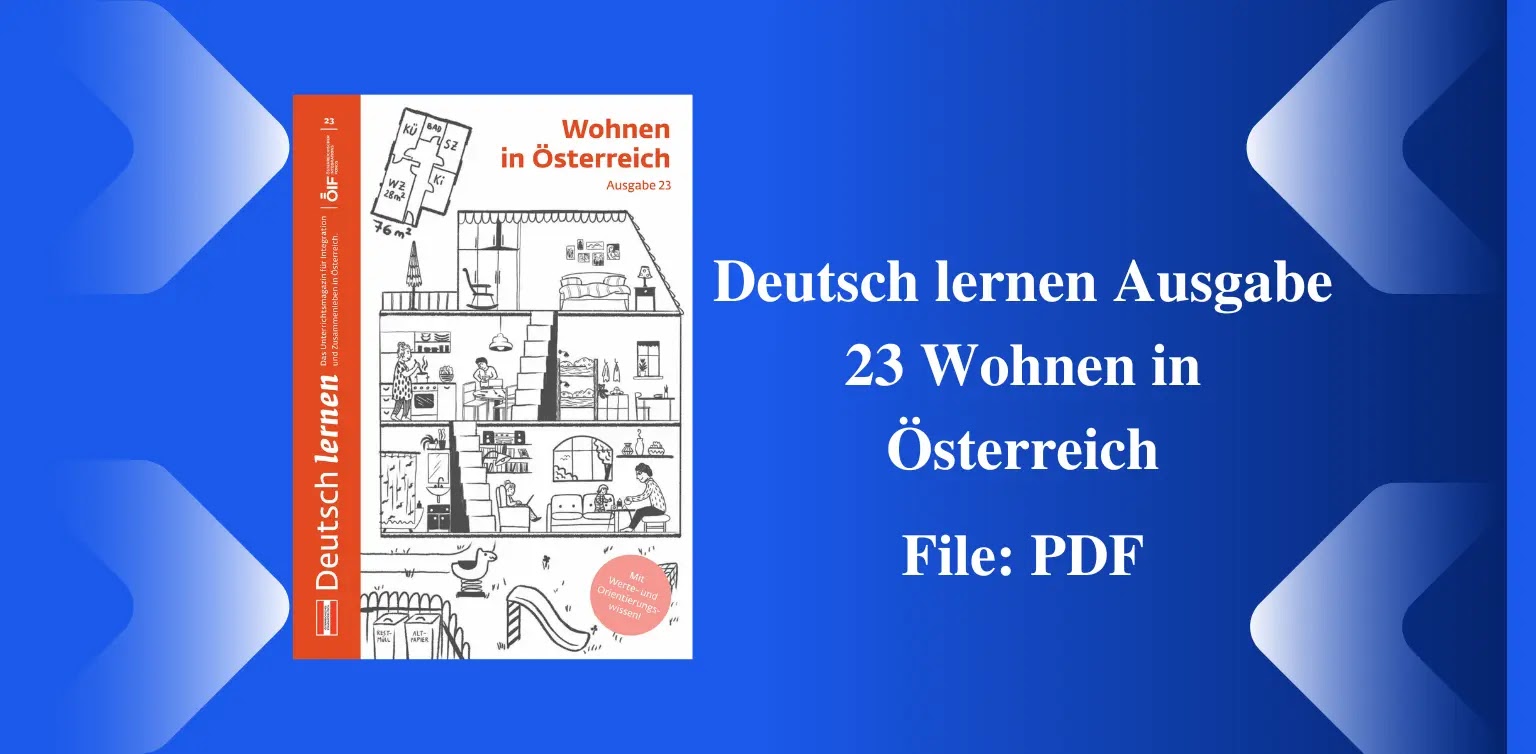 Free German Books: Deutsch lernen Ausgabe 23 Wohnen in Österreich (PDF)