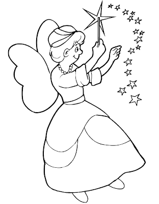 fairy coloring pages